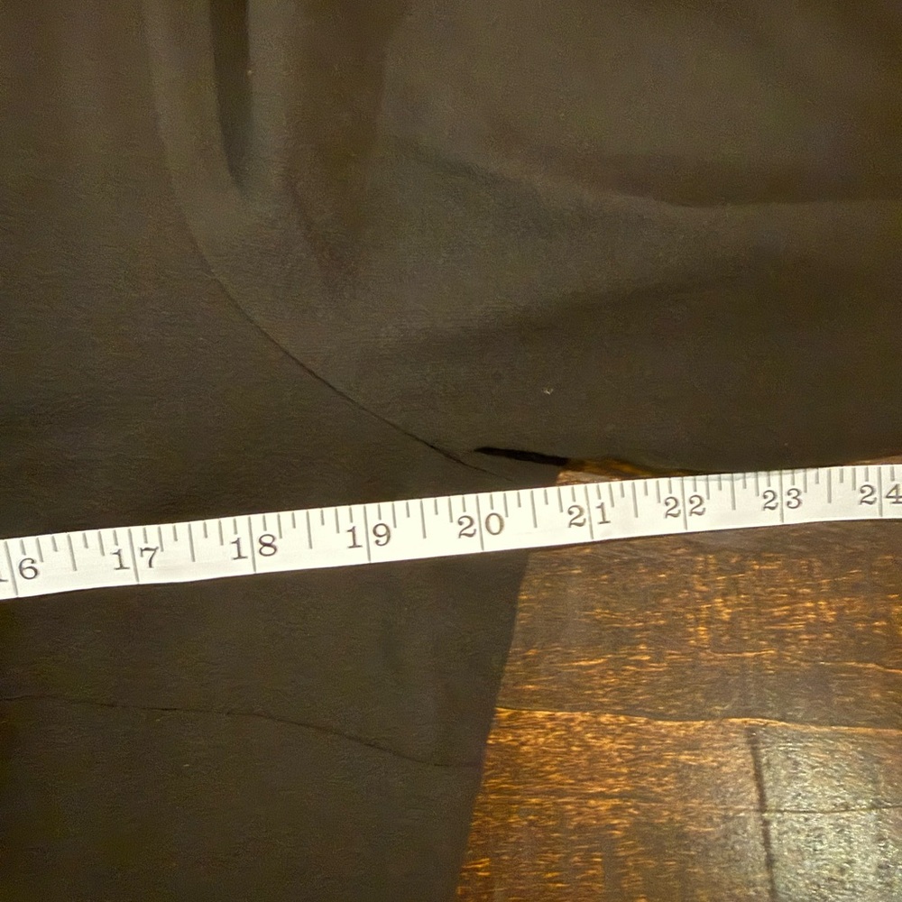 MSK Black Shift Dress V-Neck Lace Bell Sleeves Size L - Picture 6 of 9